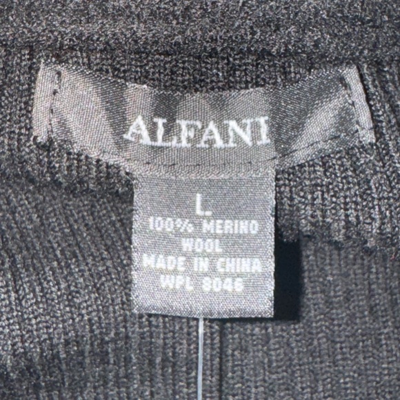 Alfani Merino Wool Sweater. Large NWT - Picture 6 of 8